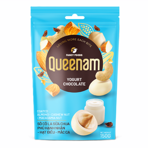 Dragées en gros au chocolat et au yaourt, enrobées de chocolat, aux amandes, noix de cajou et noix de macadamia, 150g, en-cas, bonbons HALAL, OEM/ODM, expédition mondiale - Product Image 1