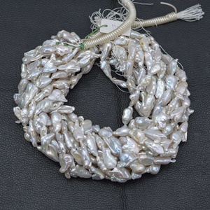 Perlas de Agua Dulce Naturales de 14 mm, 16 mm, 18 mm, Perlas Barrocas Irregulares, Cuentas de Piedras Preciosas Lisas, Cuentas de Perlas Blancas del Fabricante, Compre en Línea Ofertas - Product Image 3