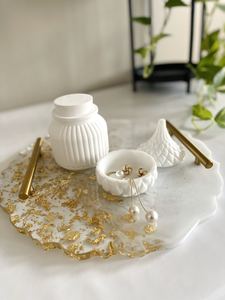 Bandeja Redonda de Resina Epoxi para Servir, Vajilla para Desayuno, Almuerzo y Cena para Restaurantes y Hoteles, para Decoración de Cocina y Utensilios - Product Image 5