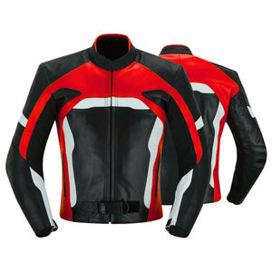 Blouson Moto Hiver Homme Premium en Cuir PU et Véritable Peau de Mouton Respirant Écologique Coupe-Vent à Col Rabattable - Product Image 3