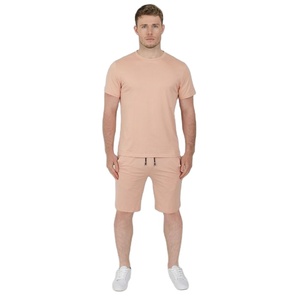 T Shirt Customized Logo Fashion Wear Men Wear Shirts and Shorts Summer <b>Twin</b> <b>Sets</b> - Product Image 1