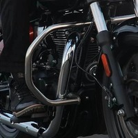 Pelindung Mesin Perak Bentuk Oktagon OEM KXA00006 Terlaris untuk Aksesoris Motor Meteor New Classic New Bullet 350 Dijual