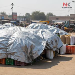 Fabricant de bâches Mandi sur mesure, fournisseur de bâches laminées, bâche Mandi de qualité industrielle, couverture imperméable pour stand - Product Image 5