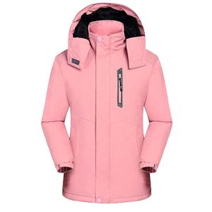 Veste softshell imperméable pour femme pour activités de plein air-randonnée tactique coupe-vent avec rembourrage en coton style bombardier - Product Image 1