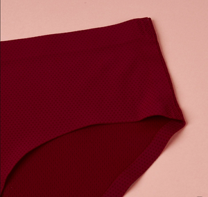 Culottes en microfibre pour femmes Cecina, sans couture, taille mi-haute, unies, antibactériennes, best-seller, culottes tissées - CBI004, vente en gros - Product Image 4