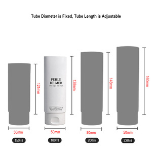 ODM Tubos <span class=keywords><strong>de</strong></span> Embalaje <span class=keywords><strong>de</strong></span> Gran Capacidad (180ml, 200ml, 220ml) para Limpiador Facial y Cuidado del Cabello, con Tapa Flip-Top, Tubos Blandos sin Terminar - Product Image 5