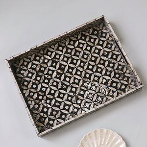 Plateau Feng Shui de Luxe Fait Main Écologique avec Incrustations en Os – Design Décoratif Élégant, Qualité Supérieure pour la Maison et la Cuisine (Idéal pour Servir) - Product Image 3