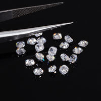 Batu Permata Buatan Laboratorium 3.00-3.10 CUSHION Cut Warna D Kejernihan VVS2 VS1 Bersertifikat IGI Model RI-360 Untuk Pembuatan Perhiasan