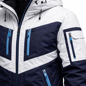 Veste de ski imperméable pour homme, veste de snowboard coupe-vent d'hiver, veste thermique à capuche rembourrée, vêtements de sport multi-poches, parka - Product Image 6