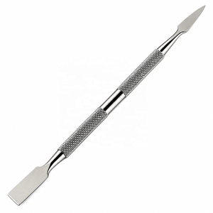 Empujador de Cutículas Doble de Acero Inoxidable MJW, Raspador de Uñas con Mango Antideslizante, Herramientas de Manicura y Pedicura para Salón, OEM - Product Image 2