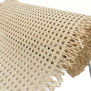 Flexible Breathable Square Rattan Cane Webbing Handmade Natural Style Decorative for Chair <b>Backrest</b> Cabinet Fronts DIY Wedding - Product Image 5