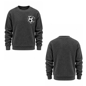 Sweat-shirt en tricot gaufré personnalisé pour hommes, fabricant de vêtements en gros - Product Image 6