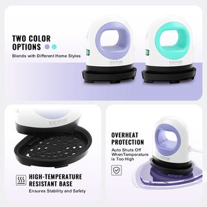 Presse à chaud portable mini compacte et à arrêt automatique avec contrôle de température à 3 niveaux pour transfert thermique - Product Image 6