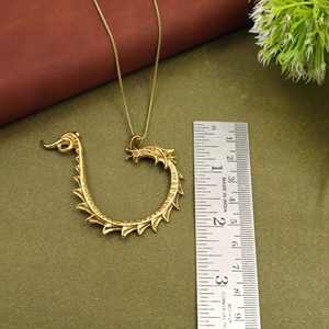 Colgante de Runa de Dragón, Amuleto de la Mitología Nórdica Vikinga, Joyería de Fantasía en Oro y Plata, Regalo para Él, Joyería al por Mayor - Product Image 3