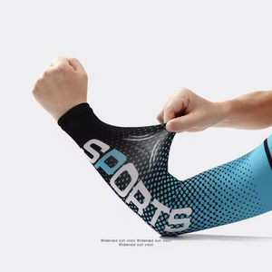 Ensembles de protection UV pour la course à pied, nouveau style, vente en gros - Masque facial respirant à séchage rapide et manchons de bras pour le cyclisme et les sports d'été - Product Image 5