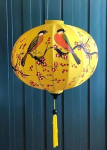 Authentic Vietnamese Hoi An <b>Lantern</b> Handmade <b>Bamboo</b> Frame Silk Fabric Decorative <b>Lantern</b> for Home Decoration - Product Image 3