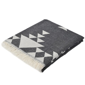 Serviettes de plage turques sans sable personnalisées en coton, ensembles de serviettes de bain de luxe à séchage rapide avec logo personnalisé, absorbantes et écologiques - Product Image 5