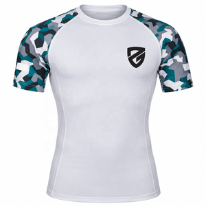 Design Custom Printed <b>Rash</b> <b>Guard</b> Moisture Wicking <b>Rash</b> <b>Guards</b> <b>Mens</b> Compression Rashguard Shirt <b>Mens</b> Camo Sleeve Tee - Product Image 1