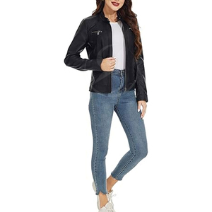 Chaqueta de Cuero para Mujer Hecha en Pakistán con Materiales de Alta Calidad, Ropa de Exterior para Mujer - Product Image 5