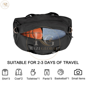 Bolsa Deportiva Impermeable de Gran Capacidad Hecha a Medida con Múltiples Cierres y Compartimento para Zapatos - Product Image 4