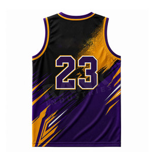Maillots de basket-ball respirants, nouveau design, maillot de basket-ball sur mesure - Product Image 2