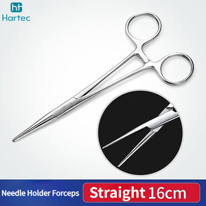 Pinzas Hemostáticas Dentales de Acero Inoxidable, Pinzas Halsted Rectas y Curvas, Instrumentos de Odontología - Product Image 3