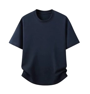 Camiseta de Lona de Manga Corta Extra Grande para Hombre, Diseño Nuevo de Proventure Industry, 100% Algodón, Talla Grande, Estilo Personalizado, Color Sólido, Cuello Redondo - Product Image 2