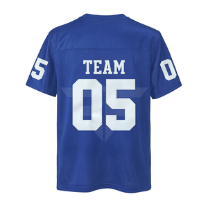 Camiseta de Fútbol Americano Personalizable de Manga Corta, Transpirable, de Poliéster, para Hombre, Mujer y Jóvenes, Tallas S-7XL - Product Image 1