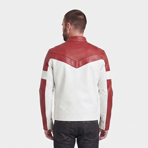Premium Cowhide Biker <b>Leather</b> <b>Jacket</b> Men PU Cowhide Biker <b>Jacket</b> With Zipper Boys Stand Collar <b>Leather</b> Motorcycle <b>Jackets</b> - Product Image 2