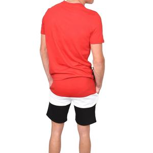 Conjunto de Verano para Hombre, Informal, Transpirable, Camiseta de Manga Corta y Pantalones Cortos, Conjunto de Dos Piezas, Ropa Urbana - Product Image 2