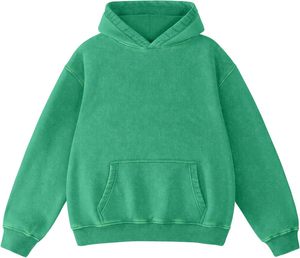 Sudadera con Capucha Azul para Hombre, Tendencia 2026, Corte Regular, Felpa, Informal, Color Sólido, con Bolsillo, Estilo Tejido, para Otoño - Product Image 5