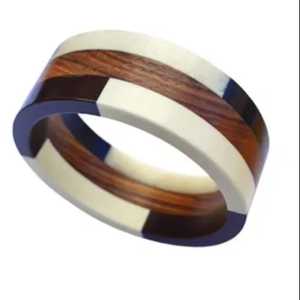 กำไลไม้โบราณคุณภาพพรีเมียม ดีไซน์ทรงกลม ขัดเงา บรรจุภัณฑ์แบบกำหนดเอง สำหรับผู้หญิงทุกโอกาส - Product Image 2