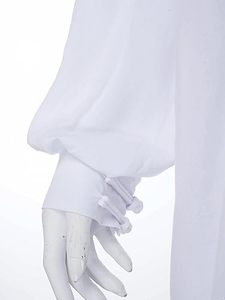 Costume d'arts martiaux Wing Chun blanc unisexe de la meilleure qualité, vêtements de Kung Fu, uniforme de Tai Chi chinois pour la performance, 100% coton - Product Image 6