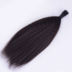100% Virgin Hair Kinky Straight Tips Hair Extensions Double Drawn <b>Micro</b> Links Free Sample Customised the Tyagi 100g - Product Image 1