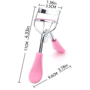 Recourbe-cils professionnel style tournesol rose, outil manuel de beauté des yeux pour femmes, jeunes et utilisatrices d'âge moyen, design unique - Product Image 1