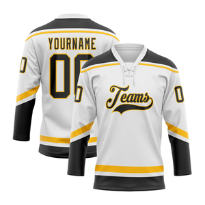Camiseta de Hockey sobre Hielo al por Mayor, Camisetas Personalizadas para Equipos, Sublimación Completa, Camiseta de Alto Rendimiento, Directo de Fábrica OEM - Product Image 5