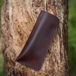 Étui à lunettes personnalisé en cuir grain supérieur fabriqué à la main lunettes fermeture lunettes couverture LGC-0058 - Product Image 5