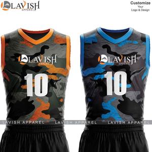 Ensemble d'uniformes de basket-ball en polyester réversibles unisexe pour hommes personnalisés Maillot sublimé antibactérien à séchage rapide respirant grande taille - Product Image 5