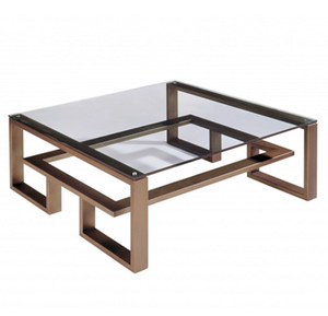 Metal Frame Handmade <b>Nesting</b> Decorative Square Coffee <b>Table</b> for Living Room - Product Image 1