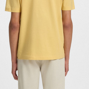 T-shirt en coton pour homme, design de haute qualité, style cool, couleur unie, avec logo personnalisé et manches courtes, prix d'usine 2026 - Product Image 6