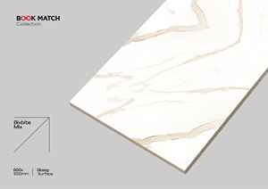 Azulejos de Porcelana de 600x1200 mm con Diseño de Mármol Brillante, Azulejos para Piso y Pared, Losas de Porcelana de Gran Formato - Product Image 3