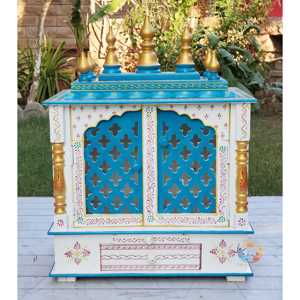 Montaje de pared de madera templo hindú modelo decoración del hogar 1 - Product Image 3