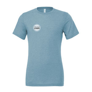 <b>T</b>-<b>Shirt</b> Green Short Sleeve Custom Tri-blend <b>V</b> <b>Neck</b> <b>T</b> <b>Shirts</b> - Product Image 2