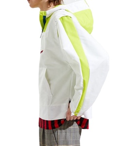 New Fashion Style Casual Outdoor Nylon Windbreaker Jacket Breathable Cycling Running Plus Size Color <b>Block</b> Lightweight Jacket - Product Image 3