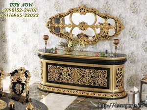 ชุดโต๊ะอาหารดีไซน์หรูหราสไตล์โมเดิร์น ผลิตจากไม้สักคุณภาพสูง ทนทาน ขนาดสั่งทำได้ สีดำ - Product Image 4