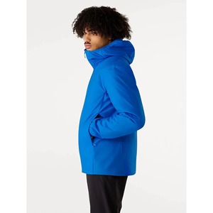 <b>Men</b> Hooded Waterproof <b>Ski</b> <b>Jacket</b> Synthetic Insulation Gore-Tex Full Zip Outerwear <b>Blue</b> - Product Image 3