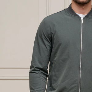 Vestes bomber pour hommes, prix de gros, meilleures ventes, couleur unie, légères, pour adultes. - Product Image 3