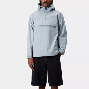 Conjunto de Chaqueta Corta y Pantalones Cortos Casuales de Dos Piezas Personalizados para Otoño, Transpirables, de Secado Rápido, con Cierre, de Nailon y Poliéster, Ropa Urbana para Hombre - Product Image 1