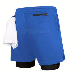 Pantalones Cortos Deportivos para Hombre, Ligeros, de Tela Elástica, para Gimnasio, Running y Ropa Deportiva - Product Image 3