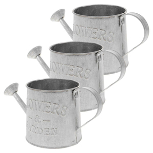 Arrosoir de jardin en acier galvanisé de style traditionnel avec motif rose classique pour usage extérieur - Product Image 4